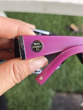 Juicy Couture Fuchsia Women's Sunglasses with Heart Detail